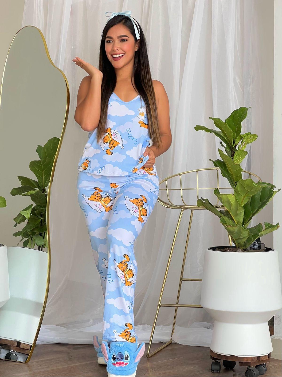 Pijama Pantalón Tira Garfield Pijamada