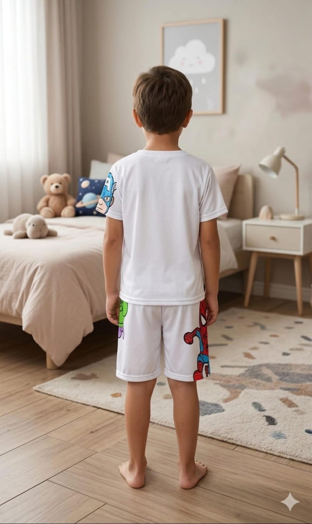 Pijama Niños Bermuda Marvel