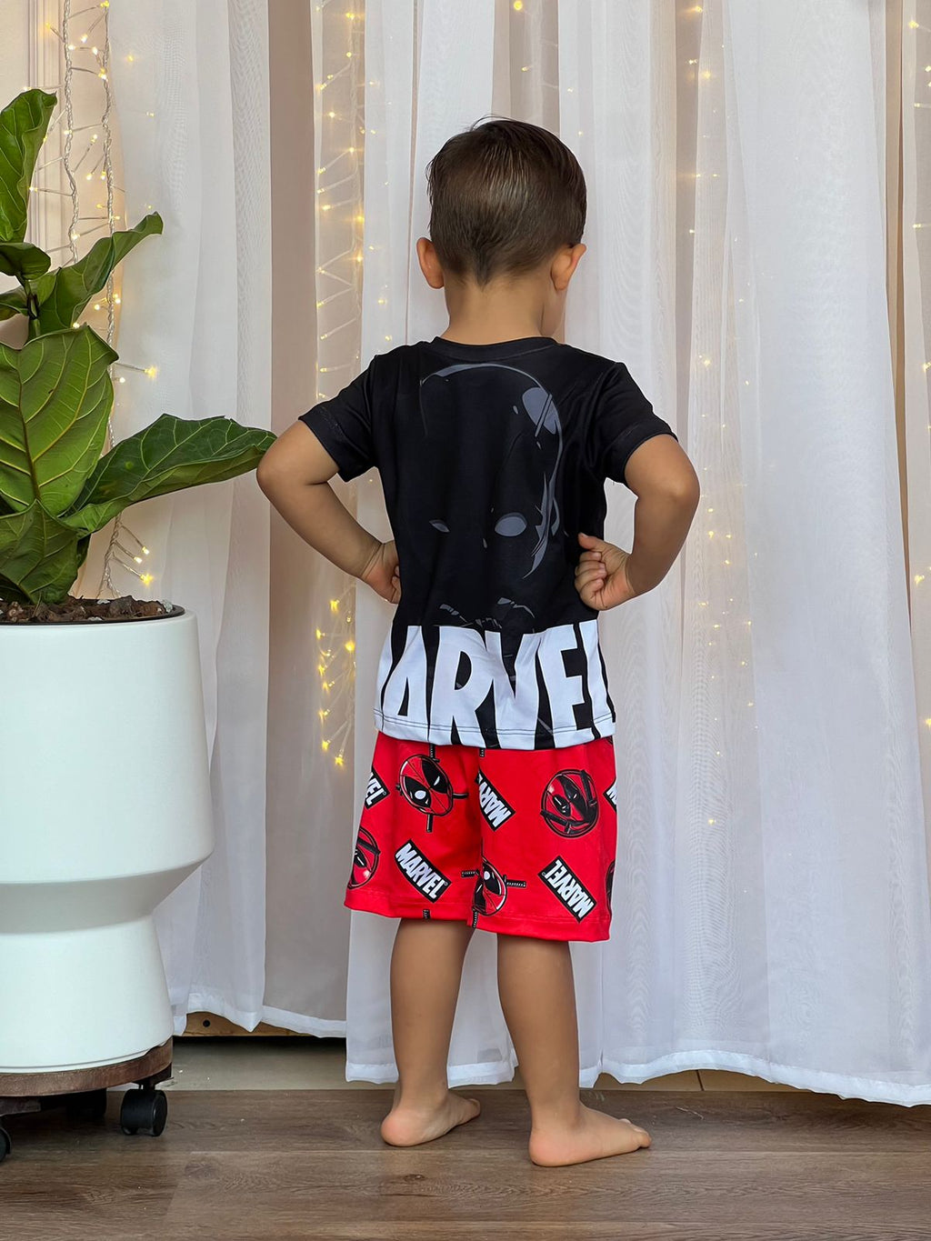 Pijama Niños Bermuda Deadpool