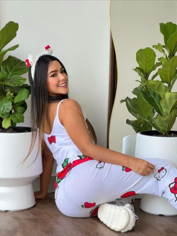 Pijama Pantalón Tira Hello Kitty