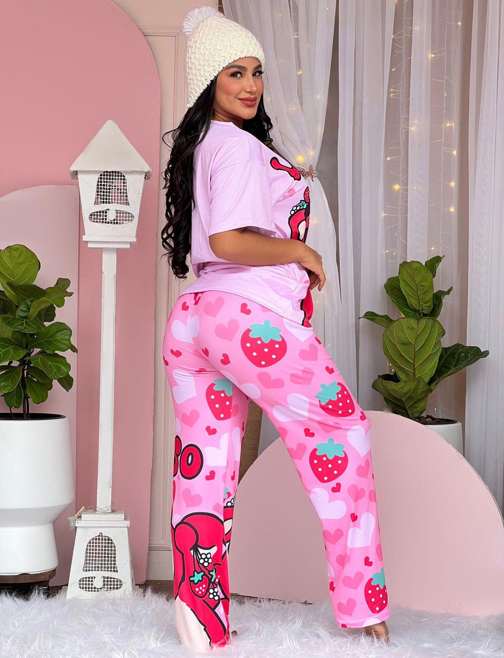Pijama Trío Lotso Fresas