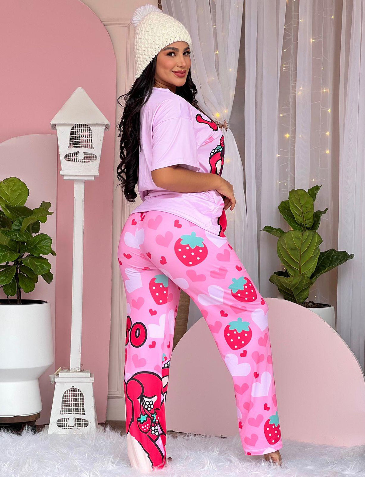 Pijama Trío Lotso Fresas