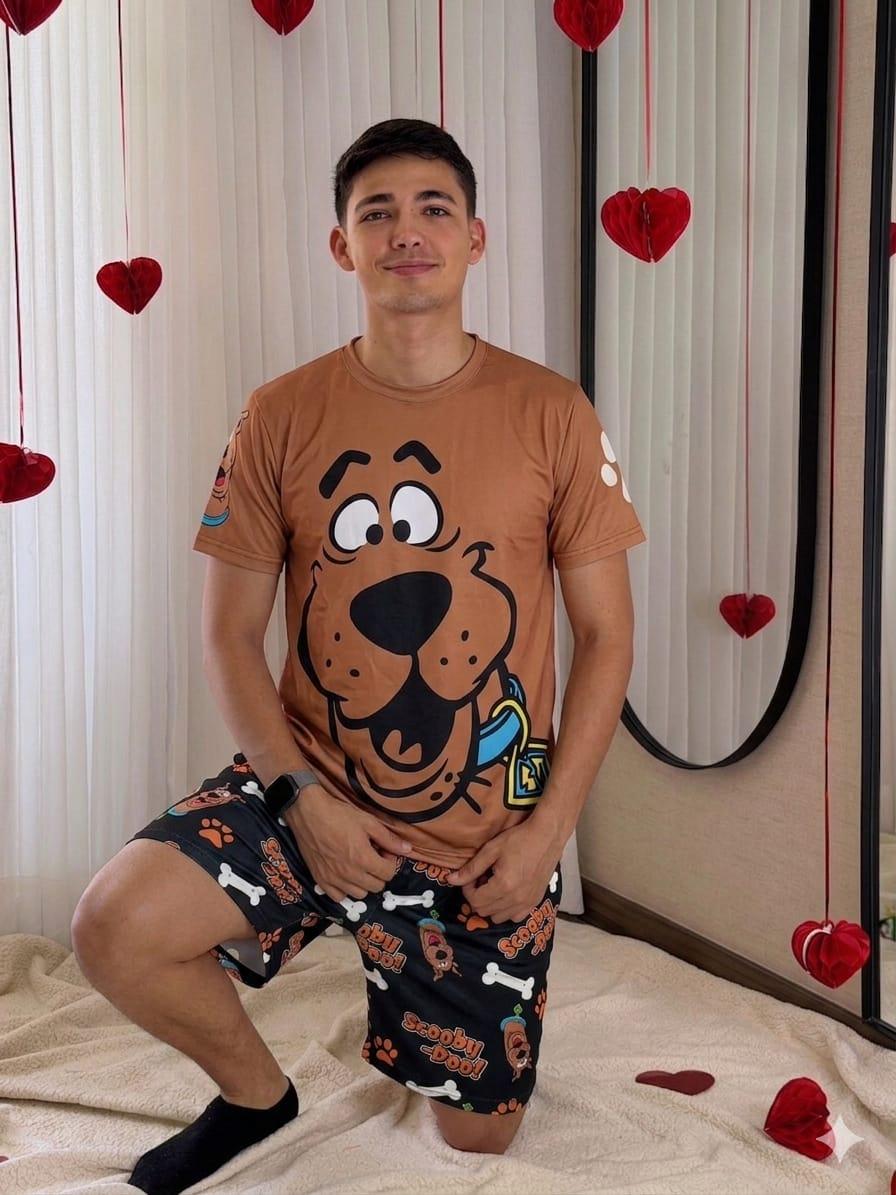 Pijama Bermuda Scooby Doo