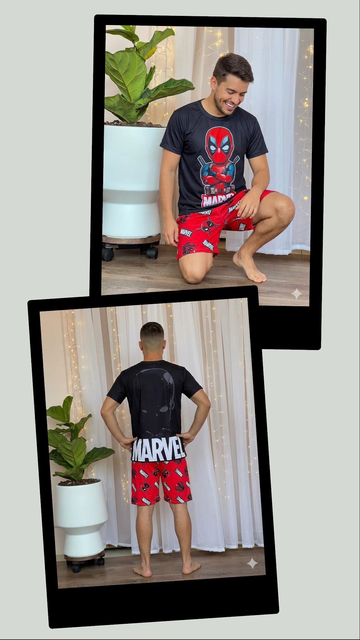 Pijama Bermuda Deadpool