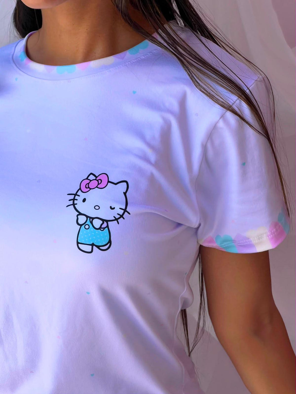 Pijama Pantalón Camiseta Hello Kitty Corazones