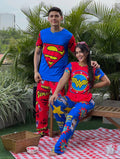 Pijama Pareja Superman y Wonderwoman