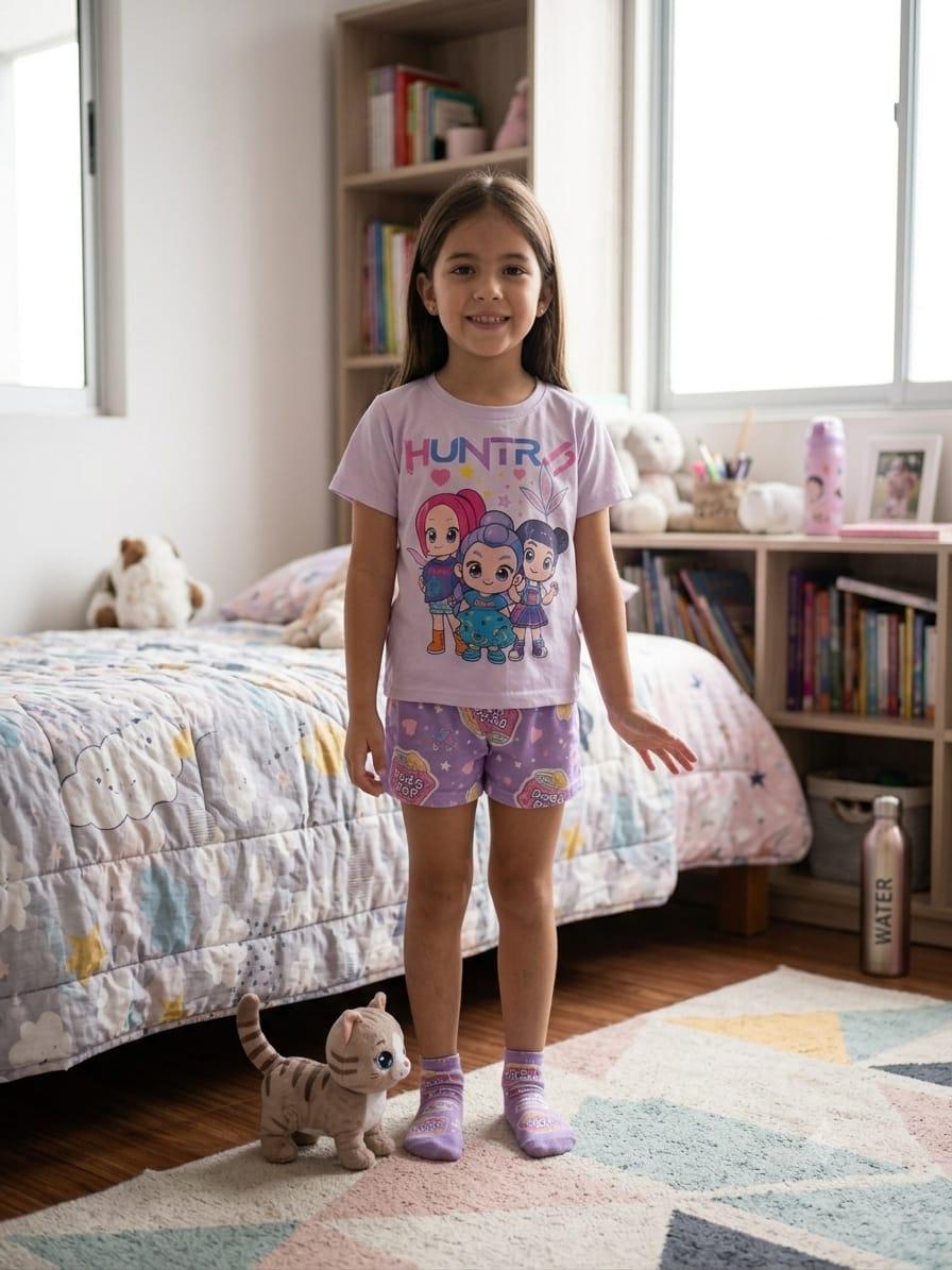 Pijama Niños Trío Guerreras del Kpop