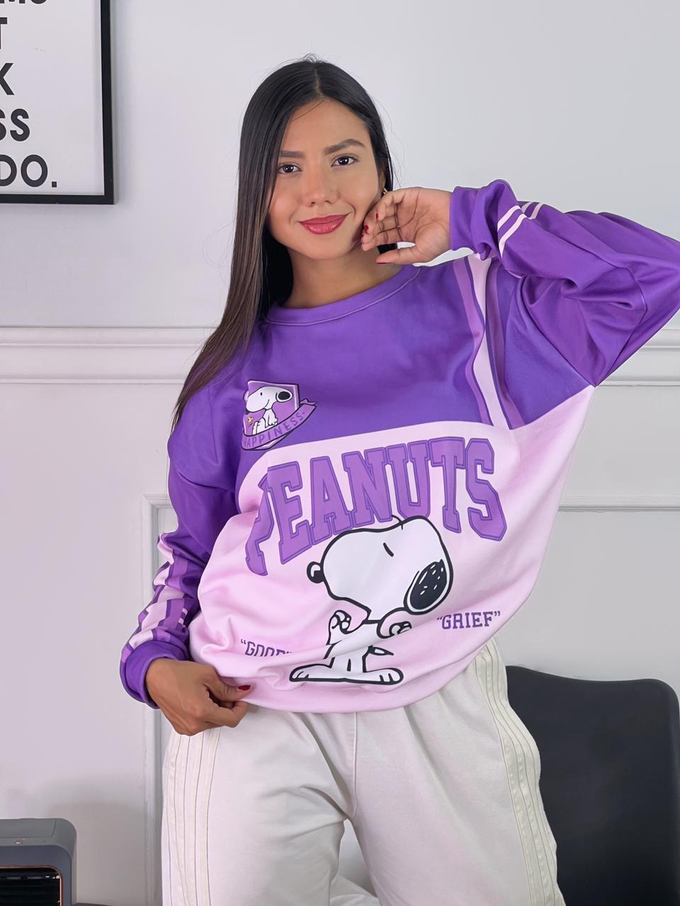 Saco Snoopy Morado