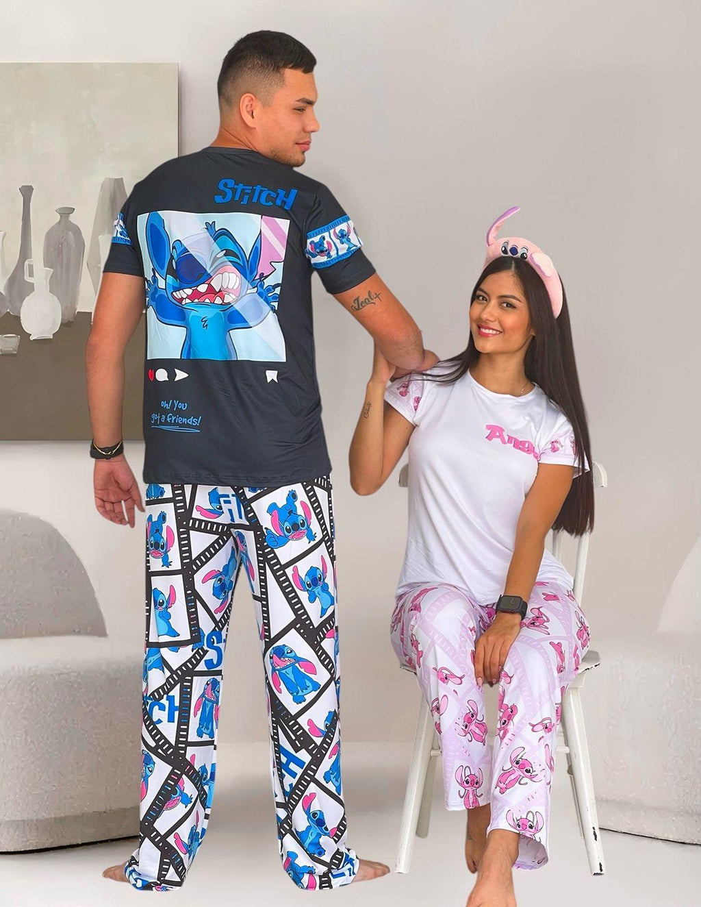 Pijama Pareja Stitch